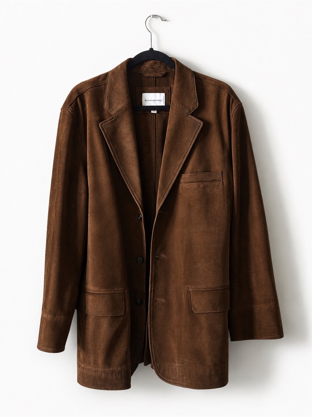 Banana Republic Brown Suede Sport Coat Blazer